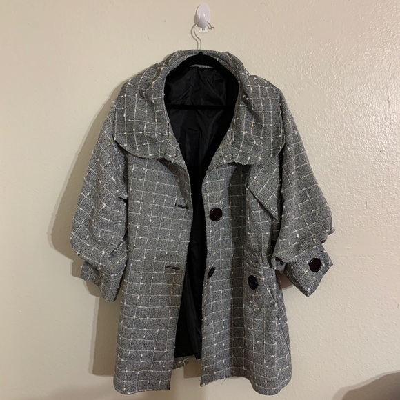 Puff Sleeve Coat - Picture 1 of 4